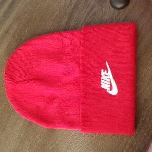 Nike Red Beanie Hat